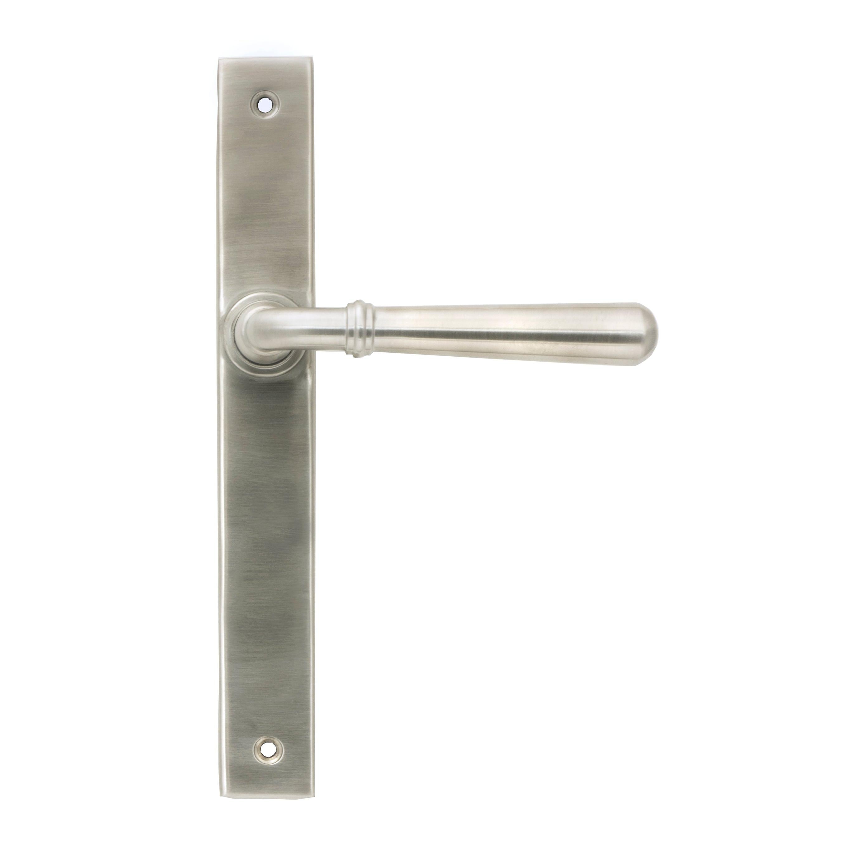 Satin Marine SS (316) Newbury Slimline Lever Espag. Latch Set | From The Anvil - Espagnolette - From The Anvil - Yester Home