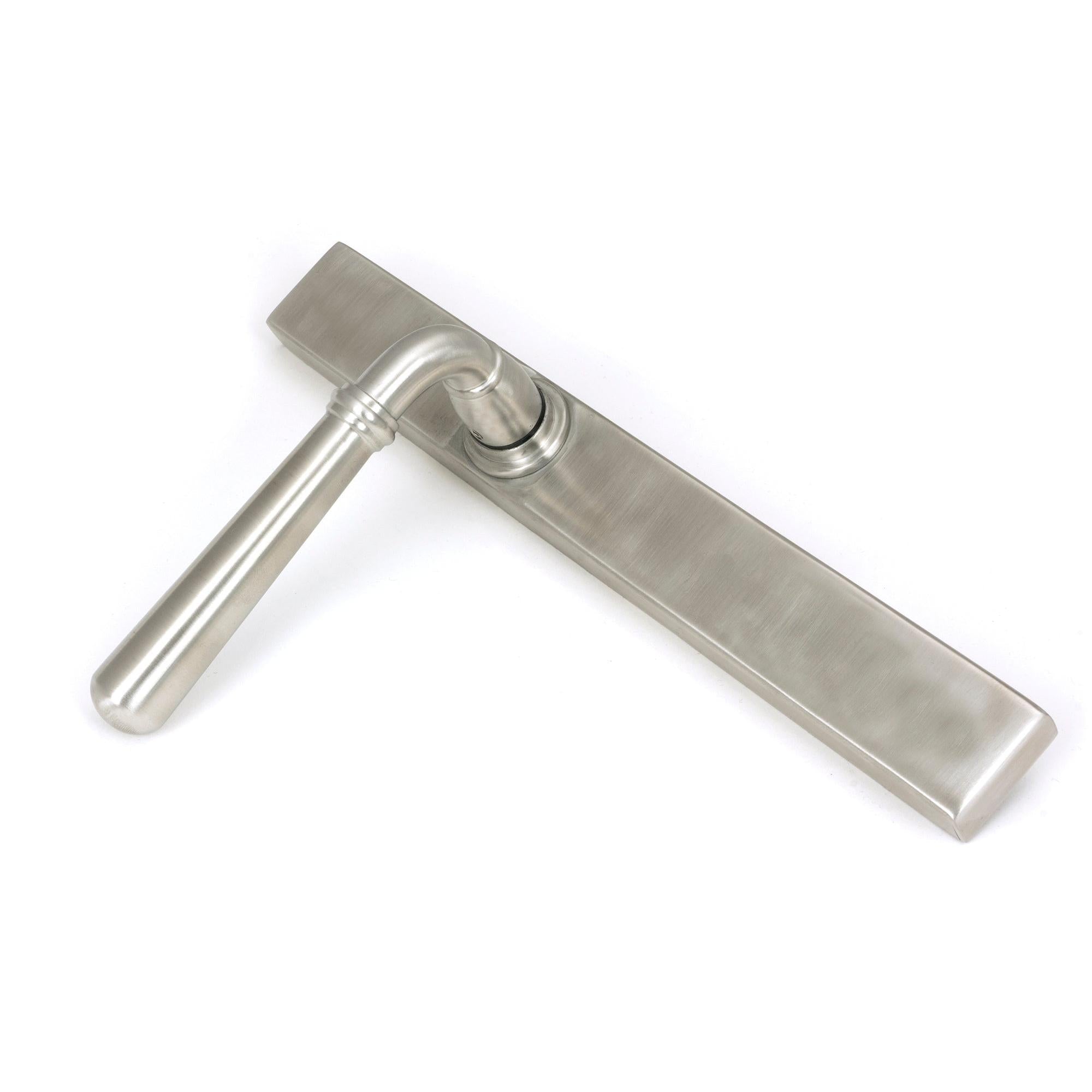Satin Marine SS (316) Newbury Slimline Lever Espag. Latch Set | From The Anvil - Espagnolette - From The Anvil - Yester Home