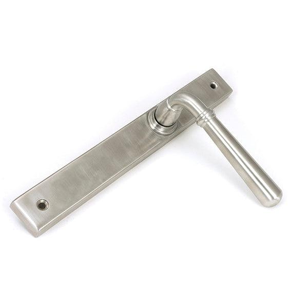 Satin Marine SS (316) Newbury Slimline Lever Espag. Latch Set | From The Anvil-Espagnolette-Yester Home