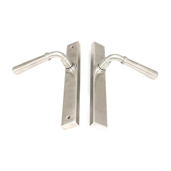 Satin Marine SS (316) Newbury Slimline Lever Espag. Latch Set | From The Anvil-Espagnolette-Yester Home