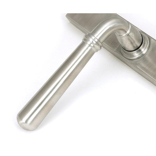 Satin Marine SS (316) Newbury Slimline Lever Espag. Latch Set | From The Anvil-Espagnolette-Yester Home