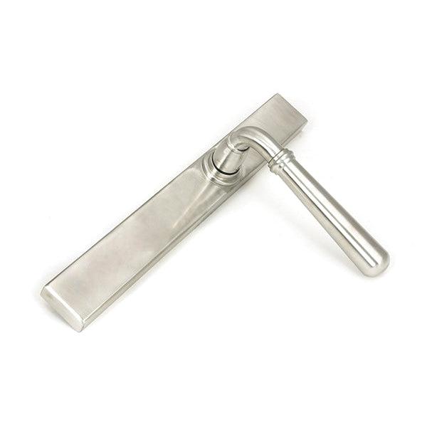 Satin Marine SS (316) Newbury Slimline Lever Espag. Latch Set | From The Anvil-Espagnolette-Yester Home