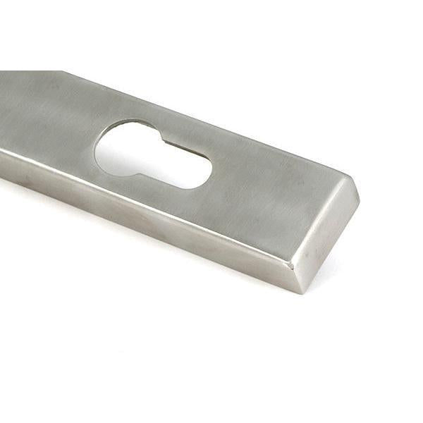 Satin Marine SS (316) Reeded Slimline Lever Espag. Lock Set - Espagnolette - From The Anvil - Yester Home