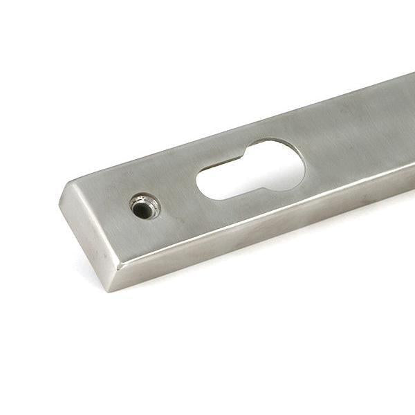 Satin Marine SS (316) Reeded Slimline Lever Espag. Lock Set - Espagnolette - From The Anvil - Yester Home