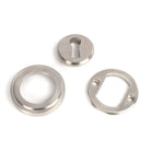 Satin Marine SS (316) Round Escutcheon (Art Deco) | From The Anvil-Escutcheons-Yester Home