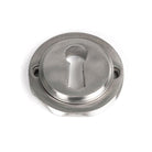 Satin Marine SS (316) Round Escutcheon (Plain) | From The Anvil-Escutcheons-Yester Home