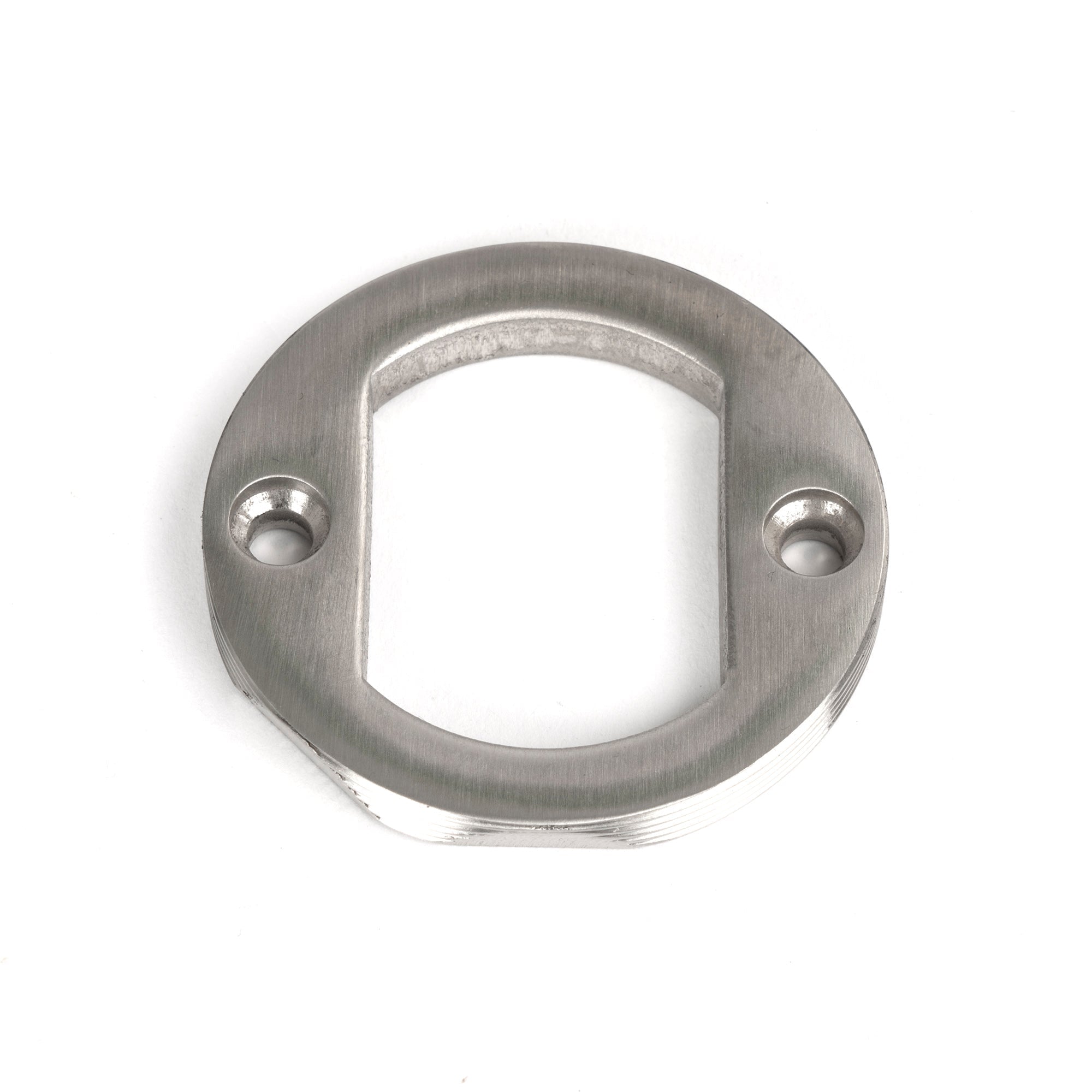 Satin Marine SS (316) Round Escutcheon (Plain) | From The Anvil-Escutcheons-Yester Home