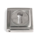 Satin Marine SS (316) Round Escutcheon (Square) | From The Anvil - Escutcheons - From The Anvil - Yester Home