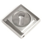 Satin Marine SS (316) Round Escutcheon (Square) | From The Anvil - Escutcheons - From The Anvil - Yester Home