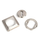 Satin Marine SS (316) Round Escutcheon (Square) | From The Anvil-Escutcheons-Yester Home