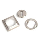 Satin Marine SS (316) Round Escutcheon (Square) | From The Anvil-Escutcheons-Yester Home