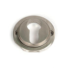 Satin Marine SS (316) Round Euro Escutcheon (Beehive) | From The Anvil-Euro Escutcheons-Yester Home