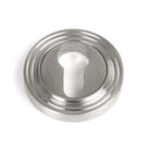 Satin Marine SS (316) Round Euro Escutcheon (Beehive) | From The Anvil - Euro Escutcheons - From The Anvil - Yester Home