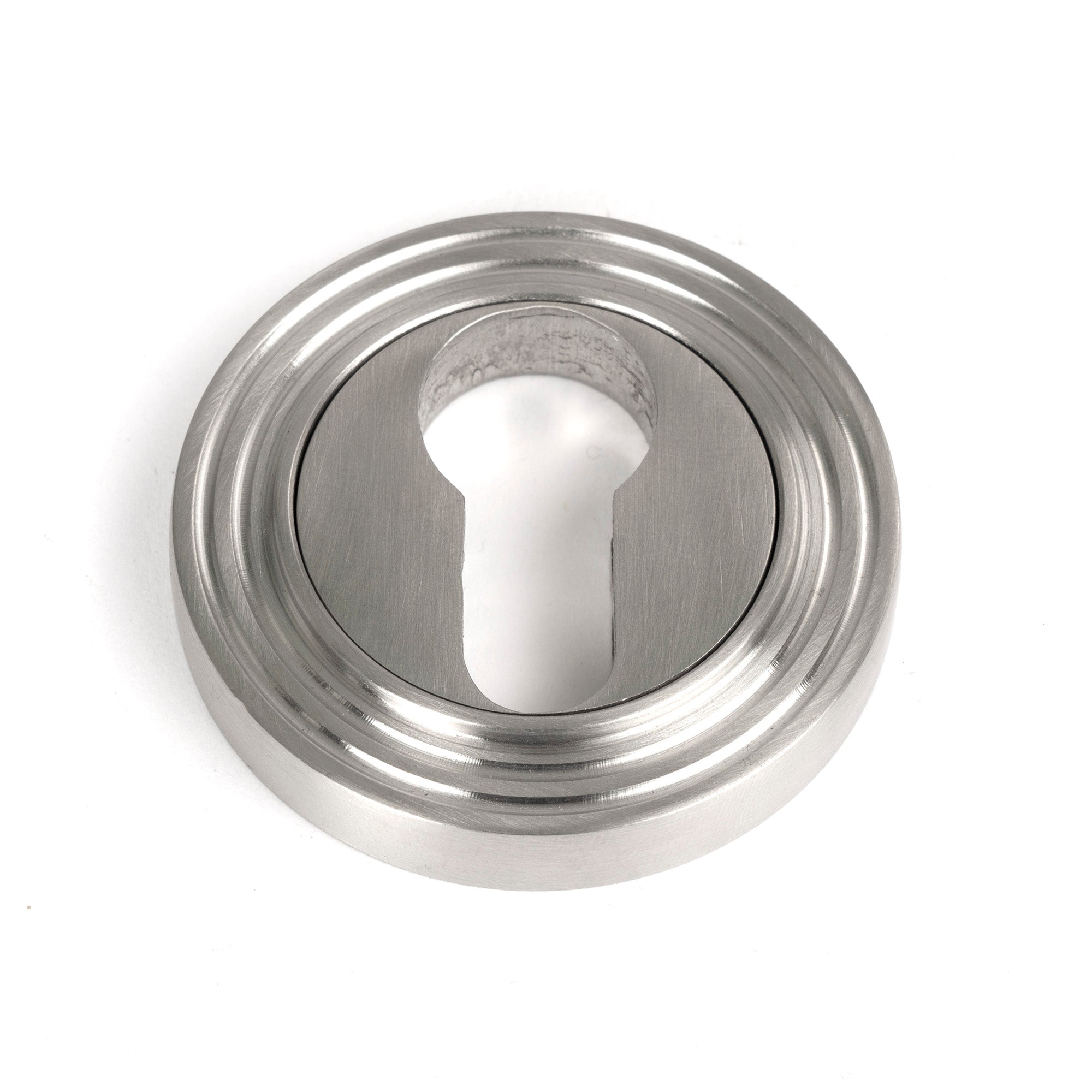 Satin Marine SS (316) Round Euro Escutcheon (Beehive) | From The Anvil - Euro Escutcheons - From The Anvil - Yester Home