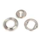 Satin Marine SS (316) Round Euro Escutcheon (Beehive) | From The Anvil-Euro Escutcheons-Yester Home