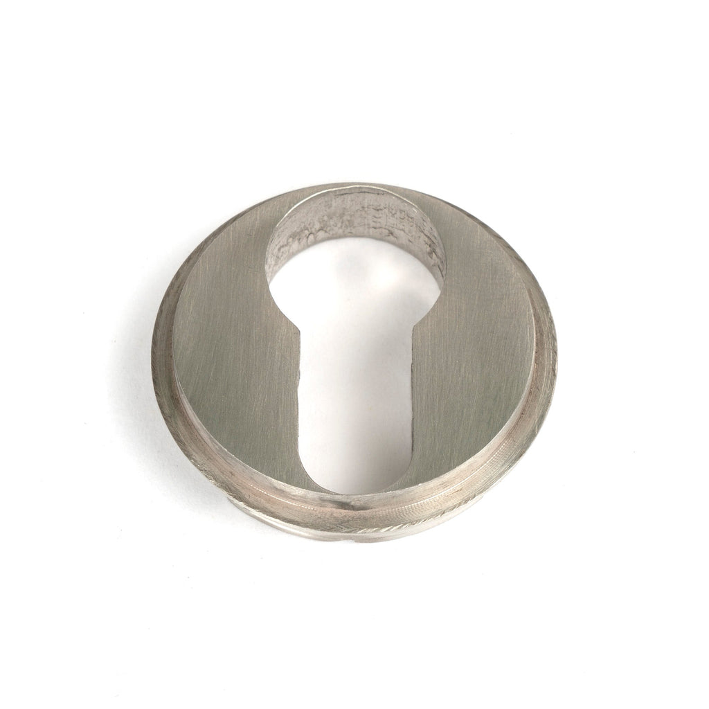 Satin Marine SS (316) Round Euro Escutcheon (Beehive) | From The Anvil-Euro Escutcheons-Yester Home