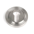Satin Marine SS (316) Round Euro Escutcheon (Beehive) | From The Anvil-Euro Escutcheons-Yester Home
