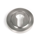 Satin Marine SS (316) Round Euro Escutcheon (Plain) | From The Anvil - Euro Escutcheons - From The Anvil - Yester Home