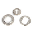 Satin Marine SS (316) Round Euro Escutcheon (Plain) | From The Anvil-Euro Escutcheons-Yester Home