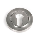 Satin Marine SS (316) Round Euro Escutcheon (Plain) | From The Anvil-Euro Escutcheons-Yester Home