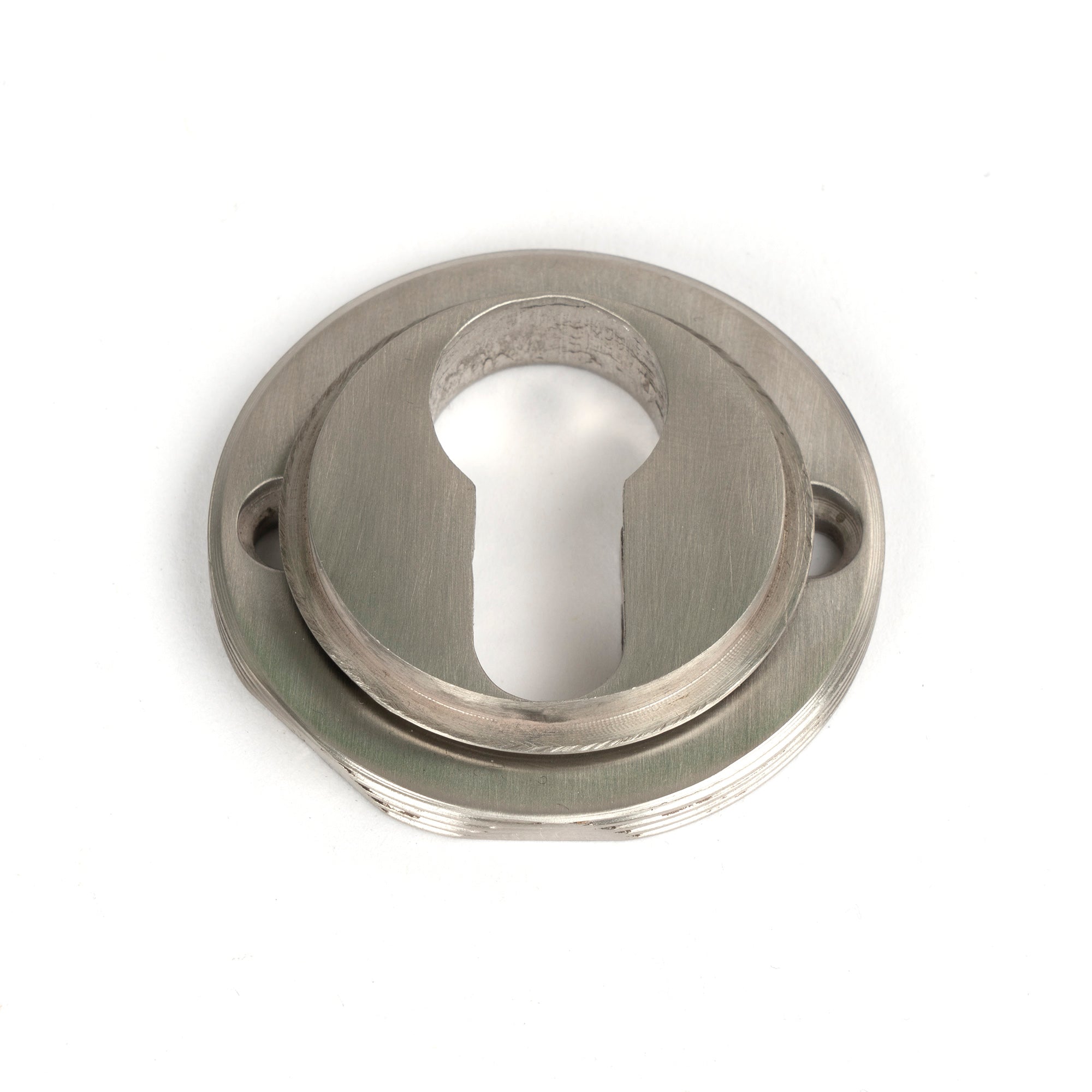 Satin Marine SS (316) Round Euro Escutcheon (Square) | From The Anvil-Euro Escutcheons-Yester Home
