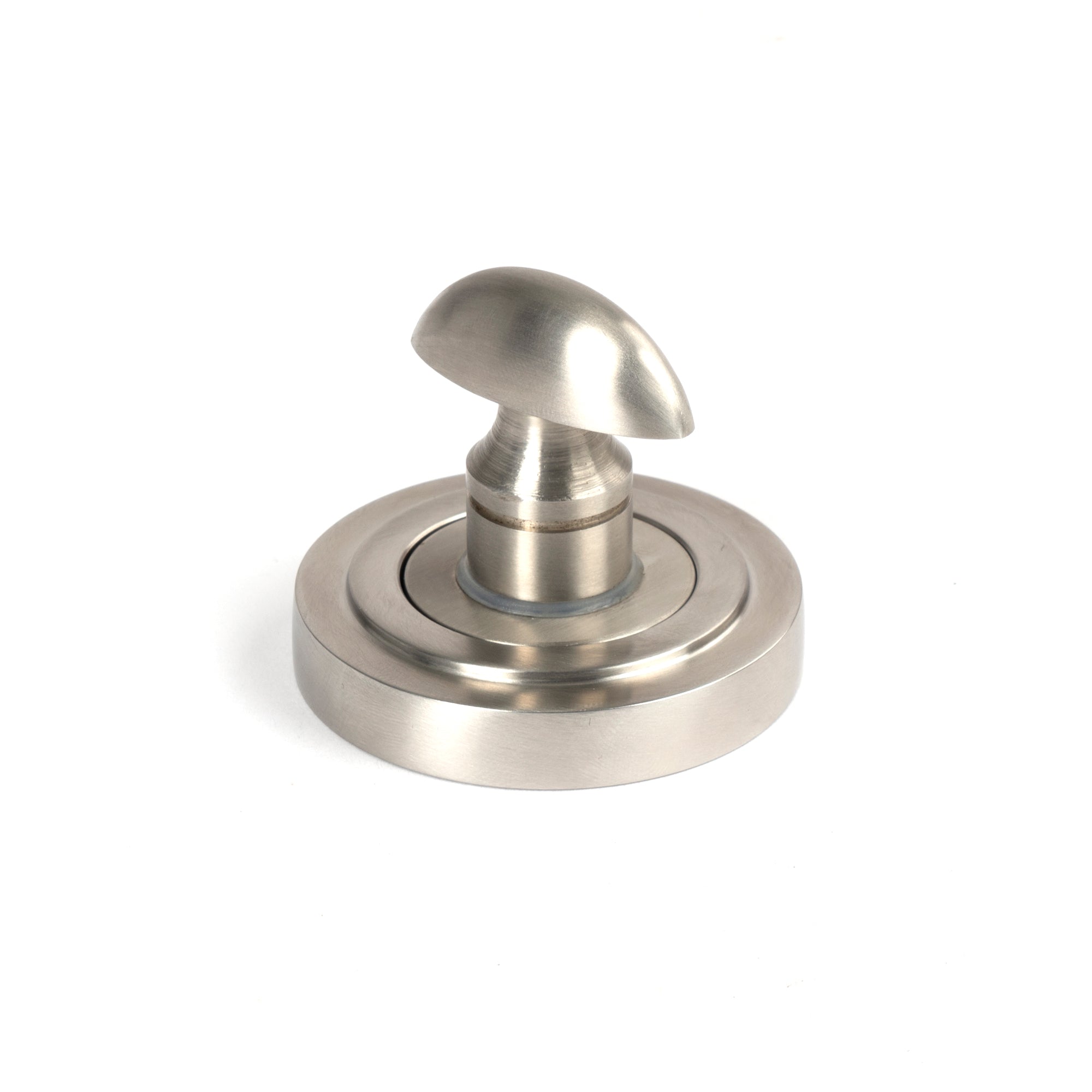 Satin Marine SS (316) Round Thumbturn Set (Art Deco) | From The Anvil - Thumbturns - From The Anvil - Yester Home
