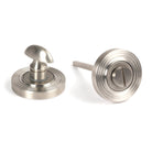 Satin Marine SS (316) Round Thumbturn Set (Beehive) | From The Anvil-Thumbturns-Yester Home