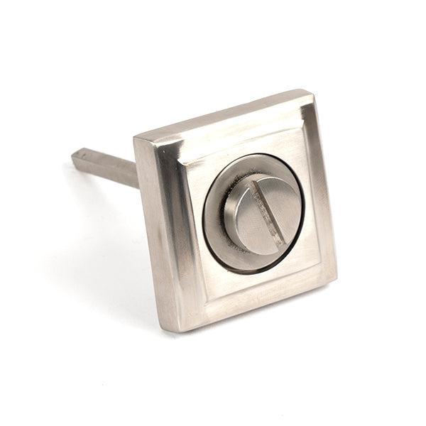 Satin Marine SS (316) Round Thumbturn Set (Square) | From The Anvil-Thumbturns-Yester Home