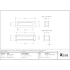 Satin Marine SS (316) Traditional Letterbox | From The Anvil-Letterbox-Yester Home