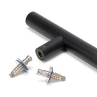 Satin SS (304) 50mm Secret Fixings for T Bar (2) | From The Anvil - Door Pull Handles - From The Anvil - Yester Home