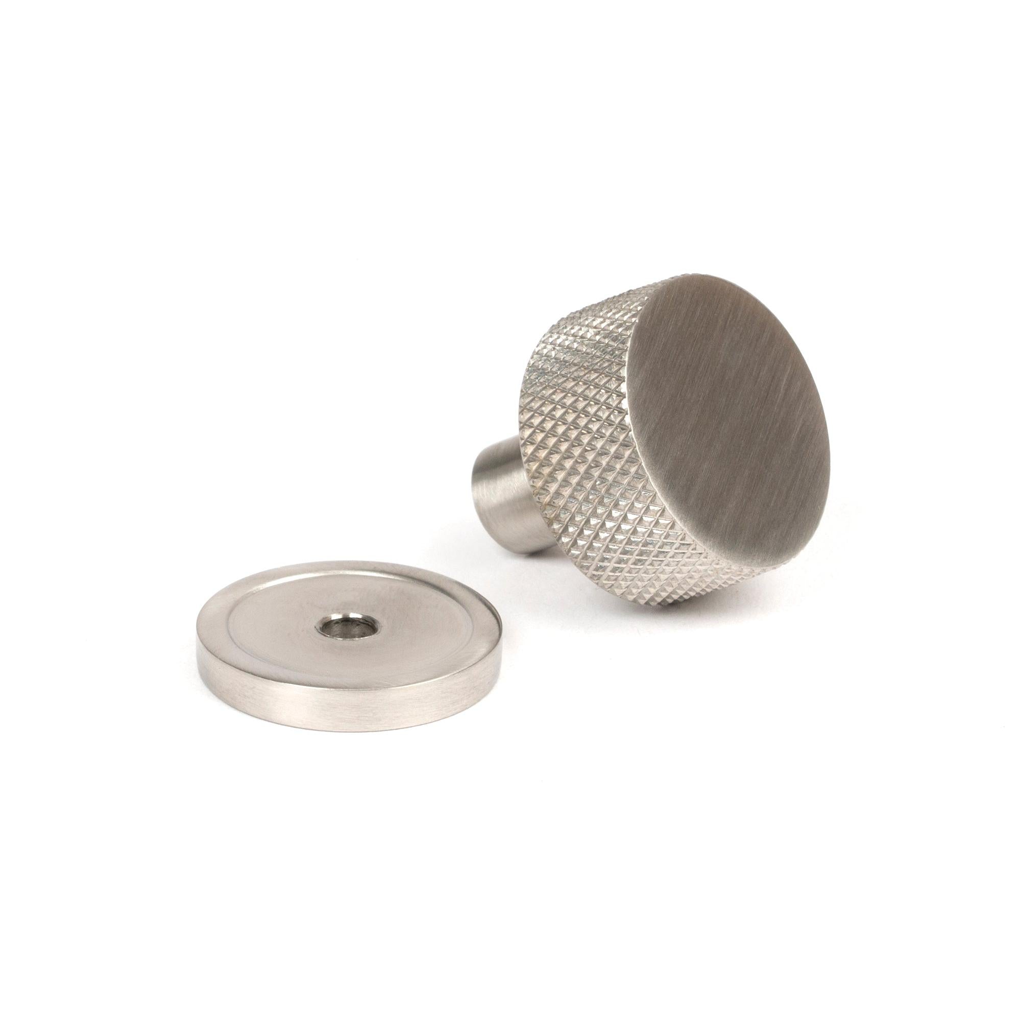 Satin SS (304) Brompton Cabinet Knob - 25mm (Plain) | From The Anvil - Cabinet Knobs - From The Anvil - Yester Home