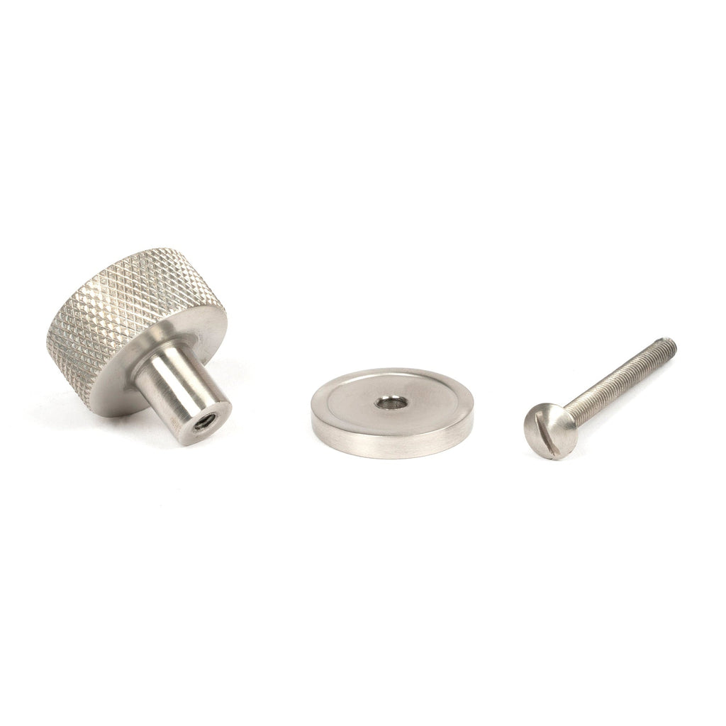 Satin SS (304) Brompton Cabinet Knob - 25mm (Plain) | From The Anvil-Cabinet Knobs-Yester Home