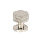 Satin SS (304) Brompton Cabinet Knob - 25mm (Plain) | From The Anvil-Cabinet Knobs-Yester Home