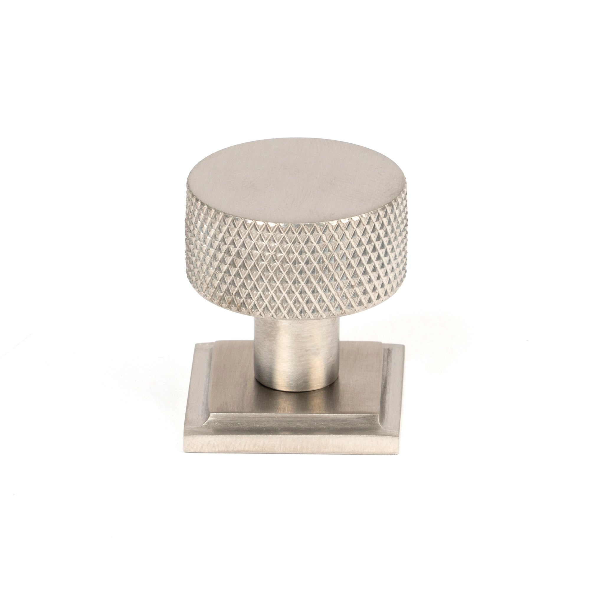 Satin SS (304) Brompton Cabinet Knob - 25mm (Square) | From The Anvil - Cabinet Knobs - From The Anvil - Yester Home
