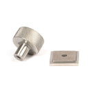 Satin SS (304) Brompton Cabinet Knob - 25mm (Square) | From The Anvil-Cabinet Knobs-Yester Home
