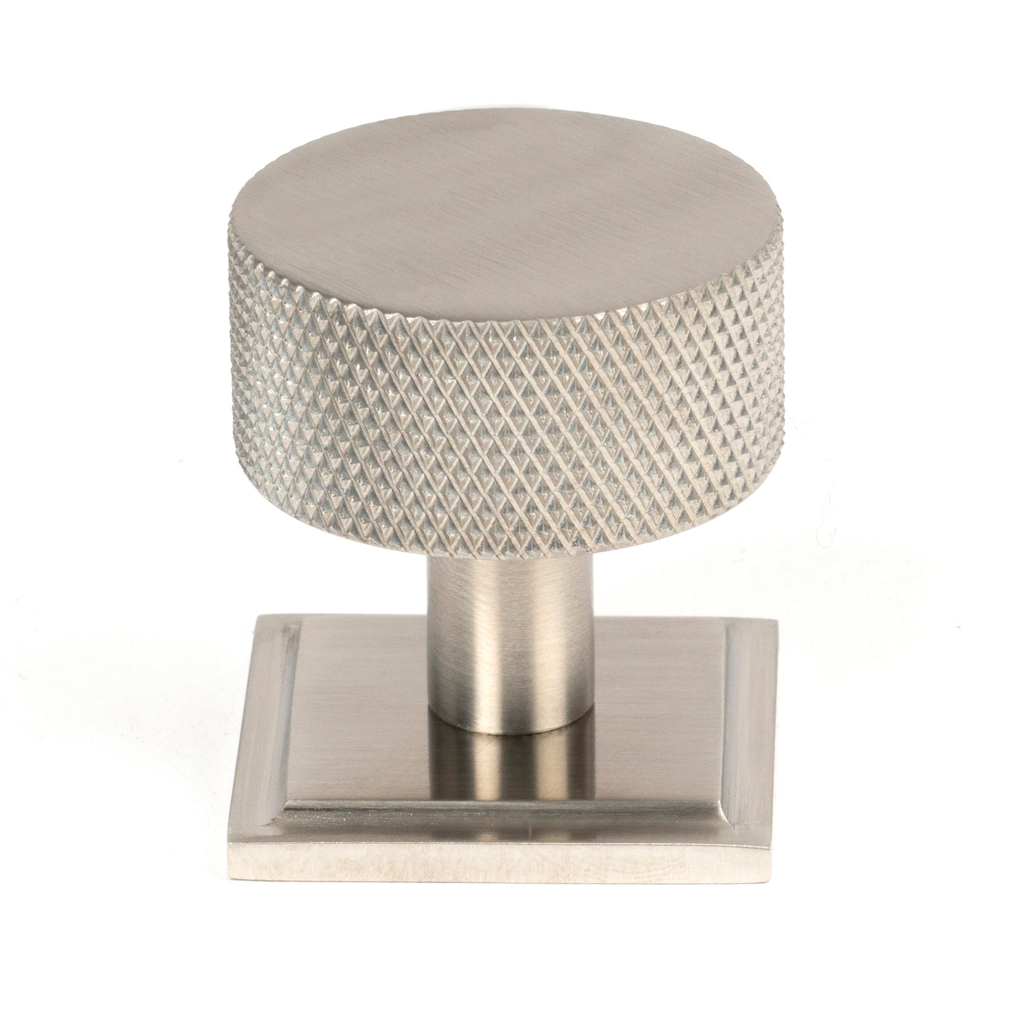 Satin SS (304) Brompton Cabinet Knob - 32mm (Square) | From The Anvil - Cabinet Knobs - From The Anvil - Yester Home