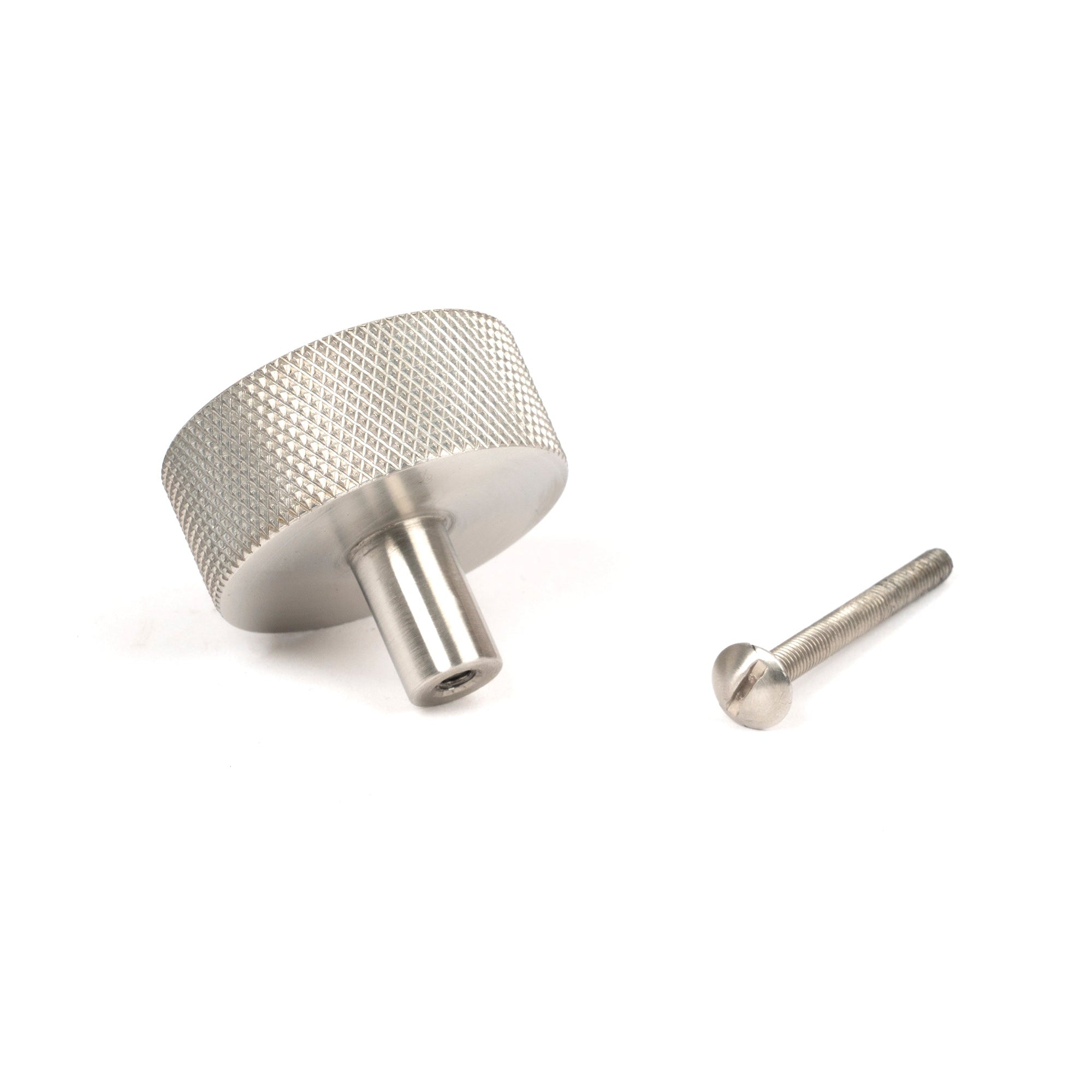 Satin SS (304) Brompton Cabinet Knob - 38mm (No rose) | From The Anvil-Cabinet Knobs-Yester Home