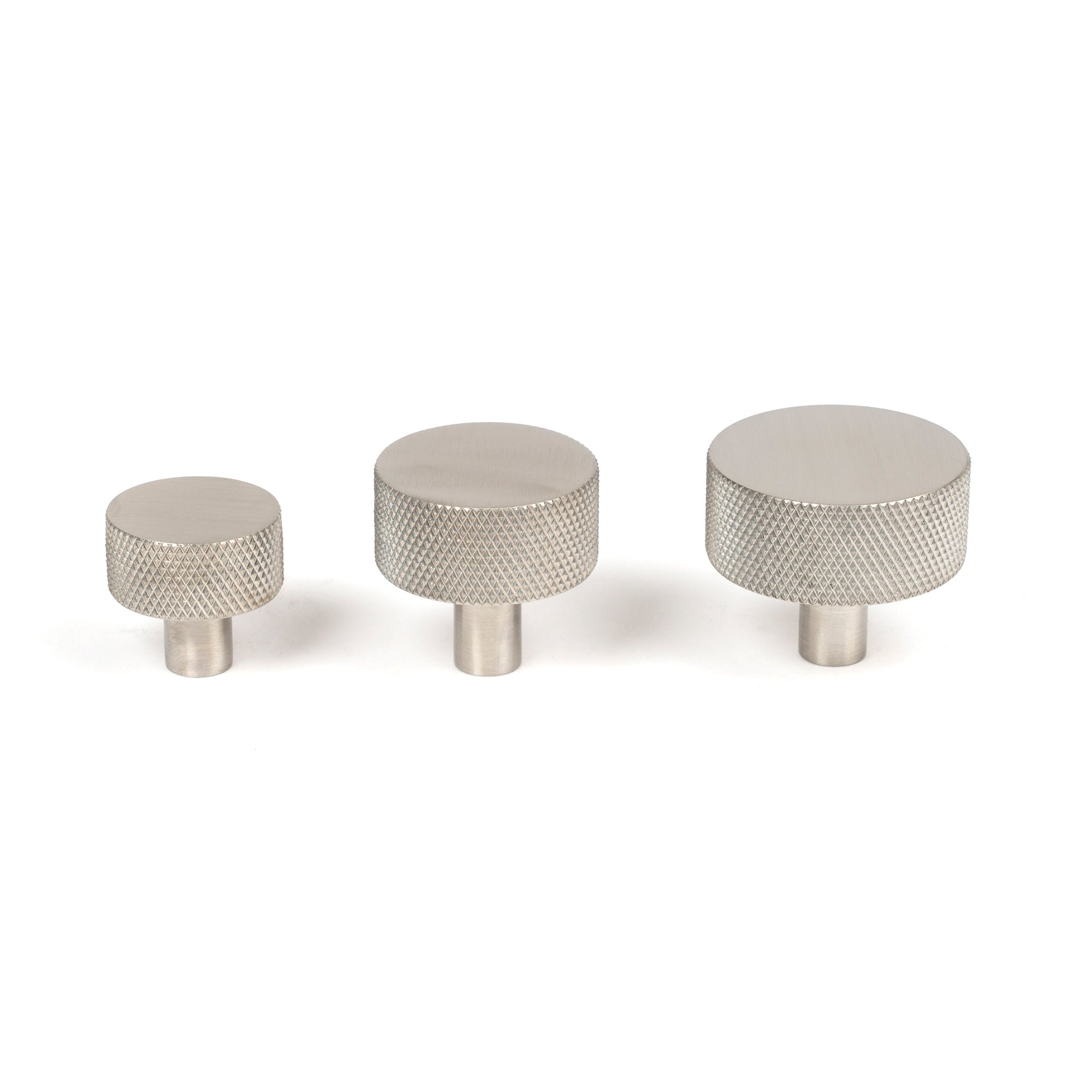 Satin SS (304) Brompton Cabinet Knob - 38mm (No rose) | From The Anvil-Cabinet Knobs-Yester Home