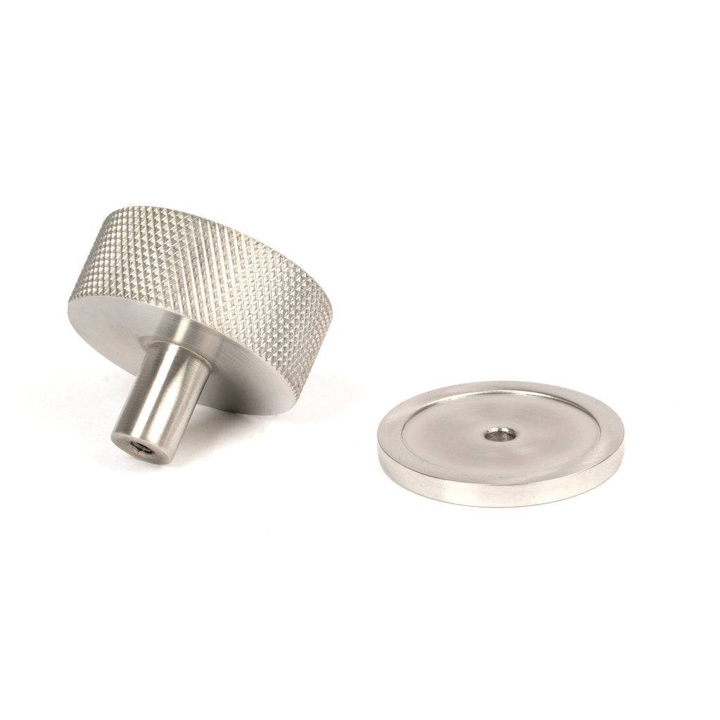 Satin SS (304) Brompton Cabinet Knob - 38mm (Plain) | From The Anvil-Cabinet Knobs-Yester Home