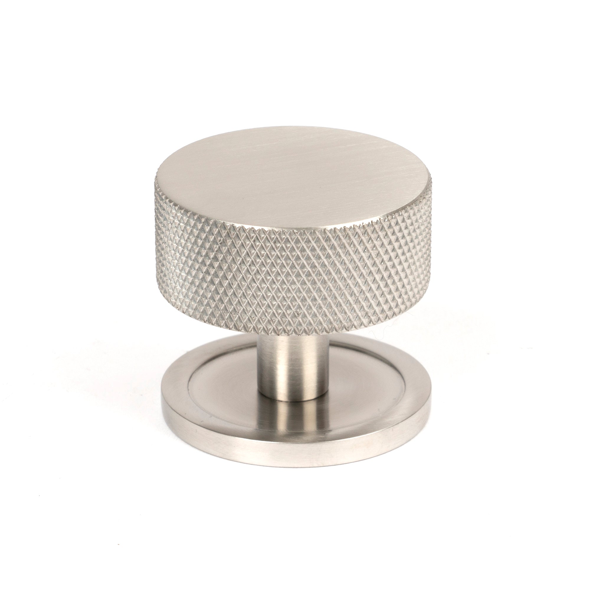 Satin SS (304) Brompton Cabinet Knob - 38mm (Plain) | From The Anvil-Cabinet Knobs-Yester Home