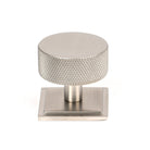 Satin SS (304) Brompton Cabinet Knob - 38mm (Square) | From The Anvil - Cabinet Knobs - From The Anvil - Yester Home