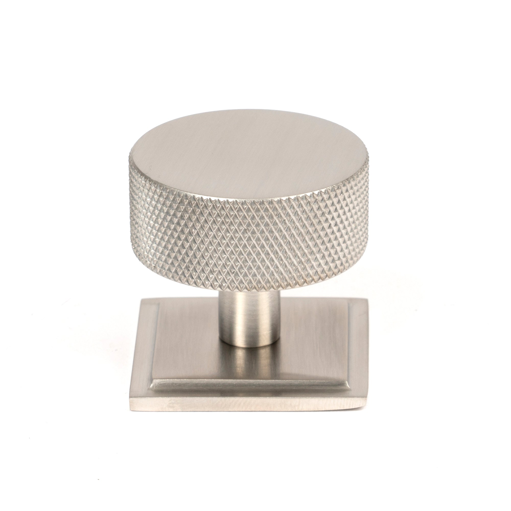 Satin SS (304) Brompton Cabinet Knob - 38mm (Square) | From The Anvil - Cabinet Knobs - From The Anvil - Yester Home
