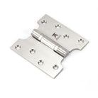 Satin SS 4" x 2" x 4"  Parliament Hinge (pair) | From The Anvil - Parliament Hinges - From The Anvil - Yester Home