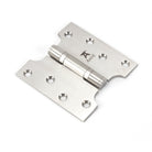 Satin SS 4" x 2" x 4" Parliament Hinge (pair) | From The Anvil-Parliament Hinges-Yester Home