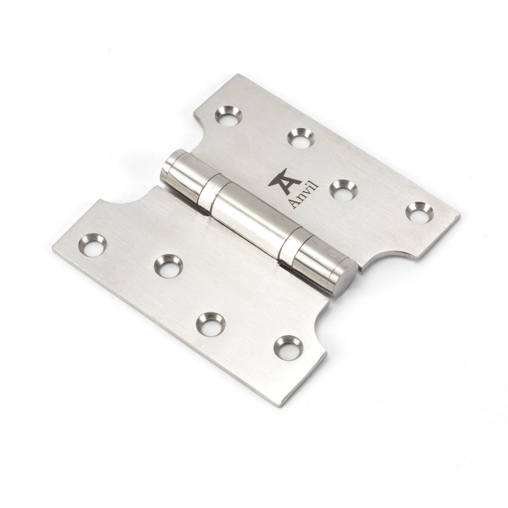 Satin SS 4" x 2" x 4" Parliament Hinge (pair) | From The Anvil