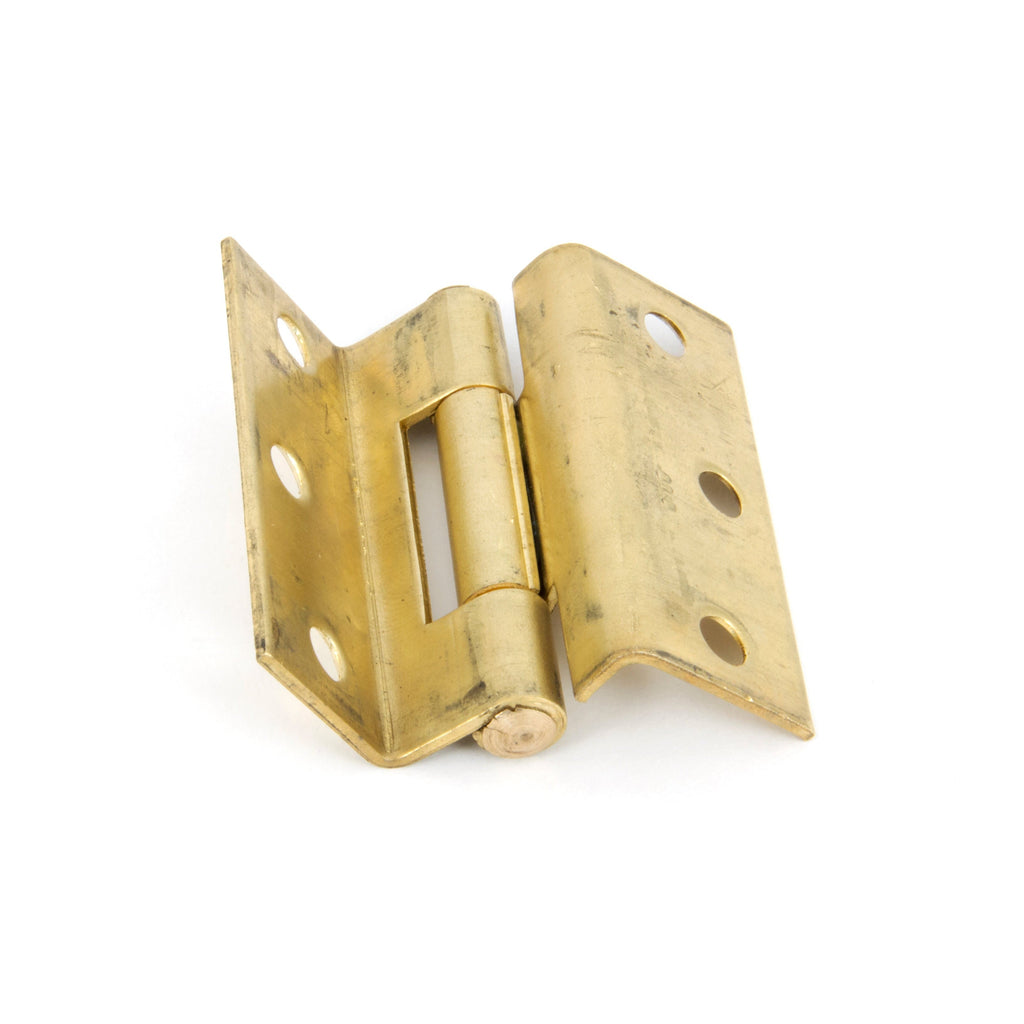 Self Coloured Brass 2½" (pair) Stormproof Hinge 1951 | From The Anvil-Stormproof Hinges-Yester Home