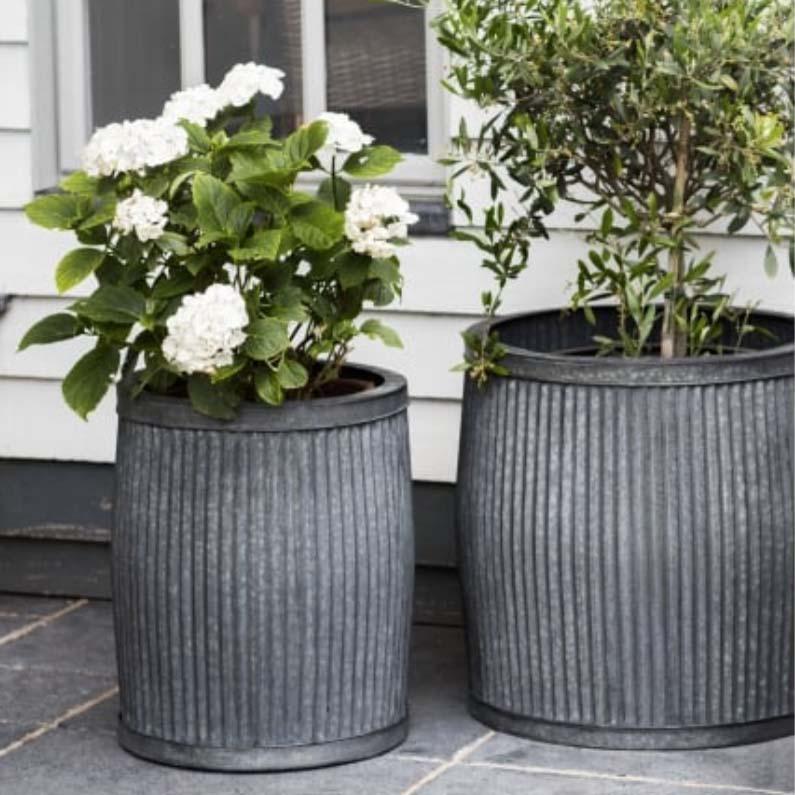 Set of 2 Vence Traditional Planters-Planters-Yester Home