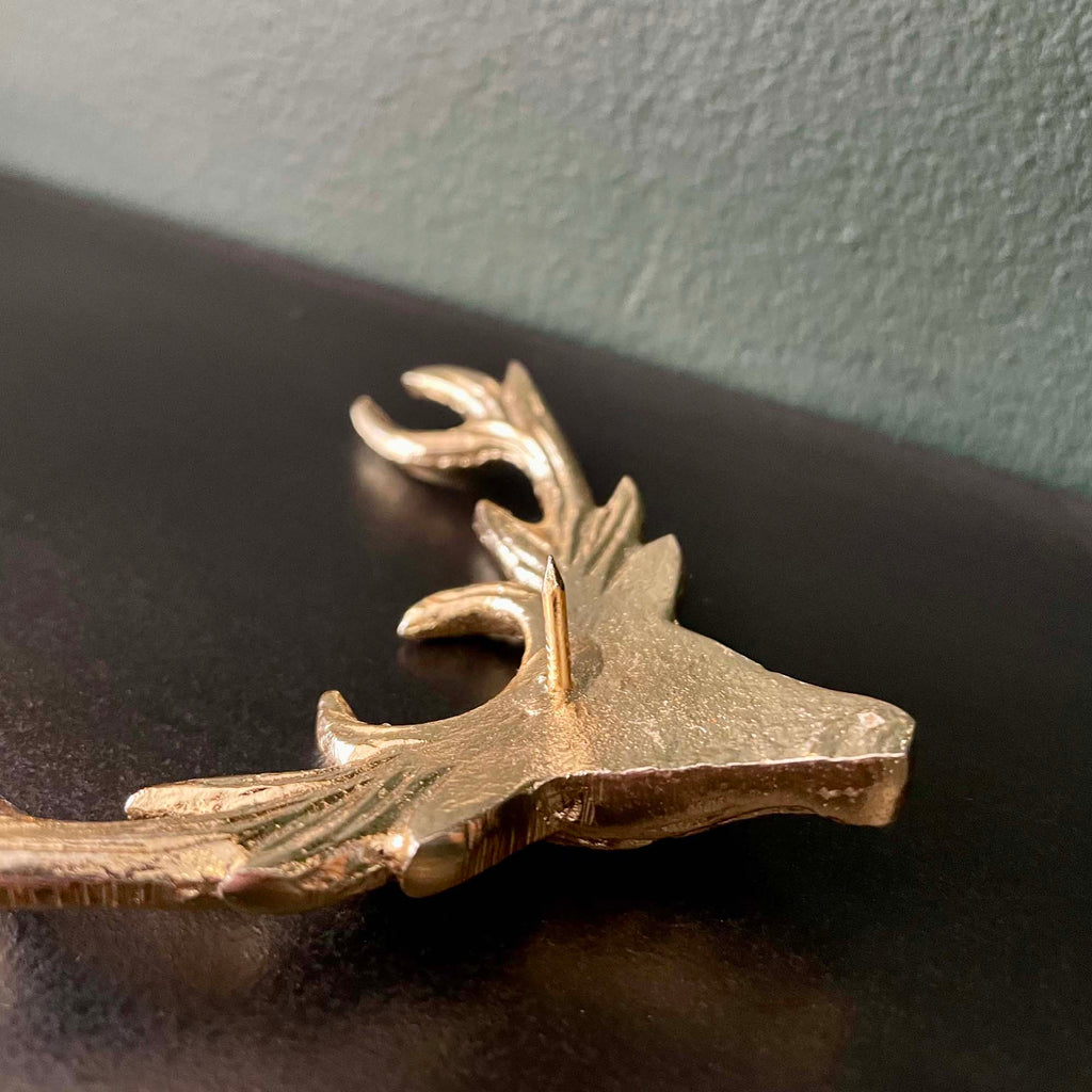 Set of 3 Large Stag Candle Pins-Candle Pins-Yester Home