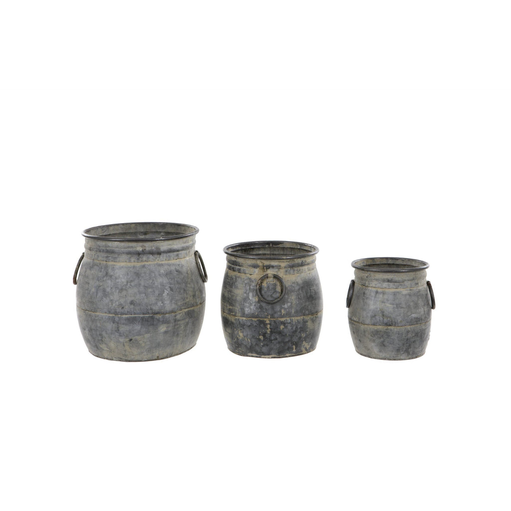 Set of 3 Ollam Pots-Plant Pots-Yester Home