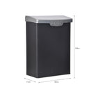 Shipton Steel Post Box-Post Boxes-Yester Home